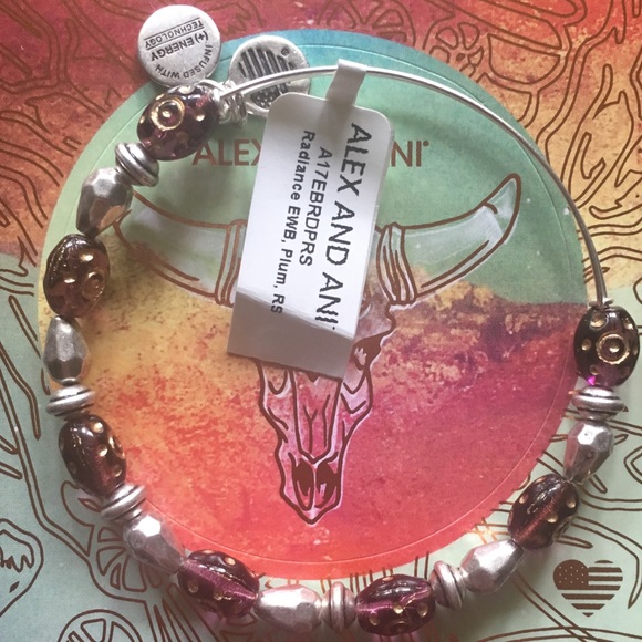Alex and Ani Jewelry - 💜 Alex and Ani Plum Radiance Bracelet, NWT